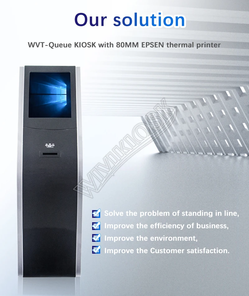 Bank/hospital Other Service Equipment Customer Waiting Token Number Ticket Dispenser Queue Management Display System