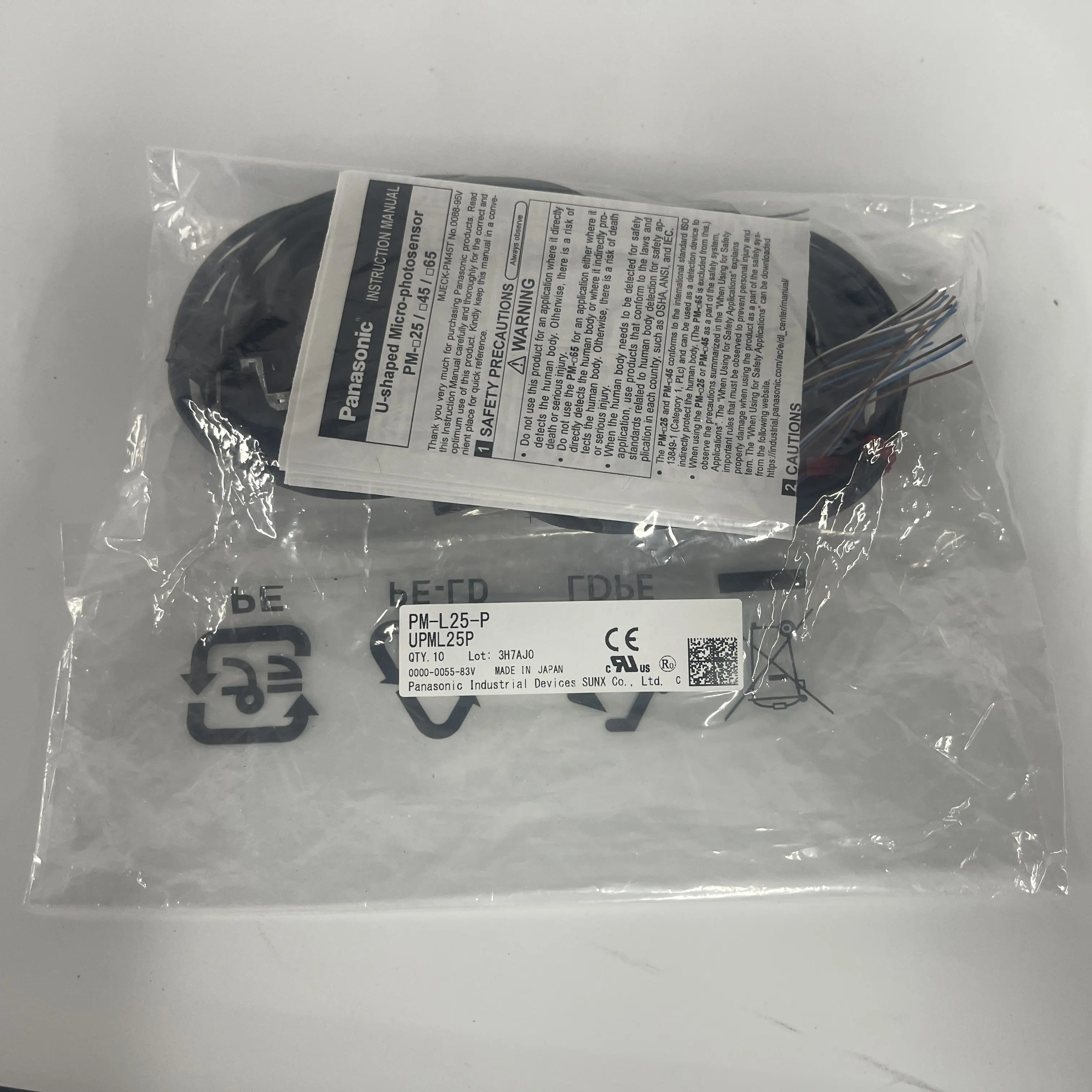 Panasonic U-shaped Micro-photosensor PM-L25-P