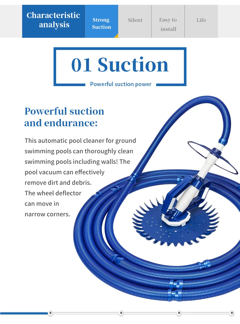 Swimming Pool Cleaning Machines Cordless Vacuum Suction Cleaners