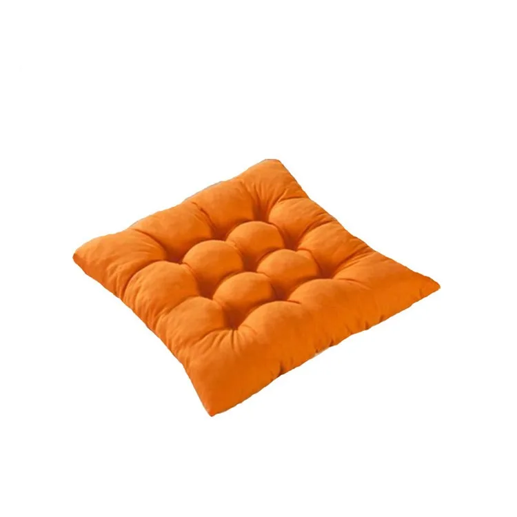 Customized logo 40x40cm Polyester / Cotton Floor Cushion Chair Seats Waterproof Outdoor Floor Pillow