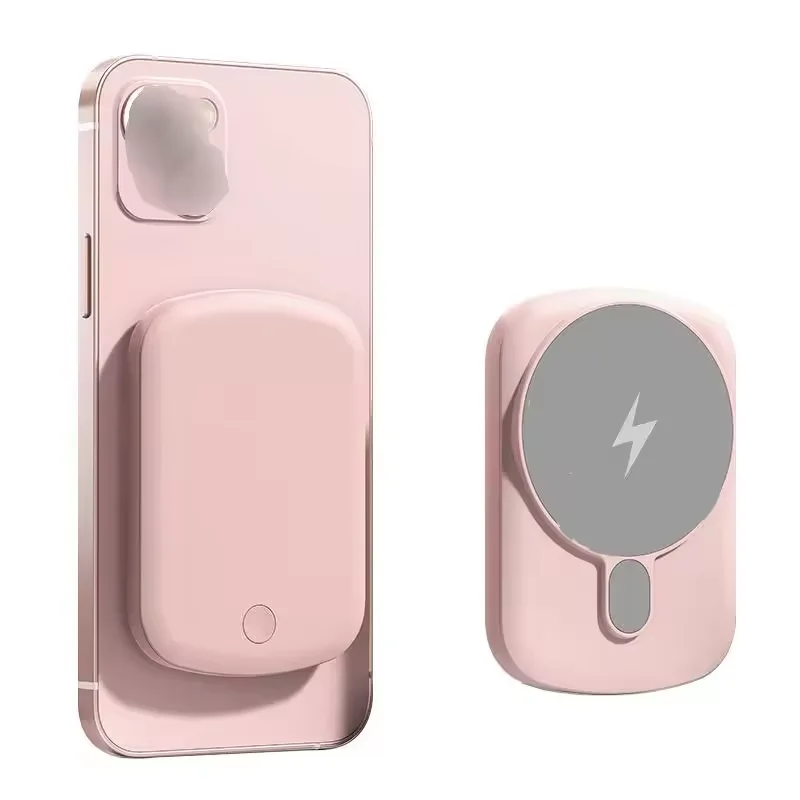 Magnetic Wireless Power Bank 5000mAh Mini Portable Wireless Fast Charger High Capacity 10000mAh Power Banks Battery Pack