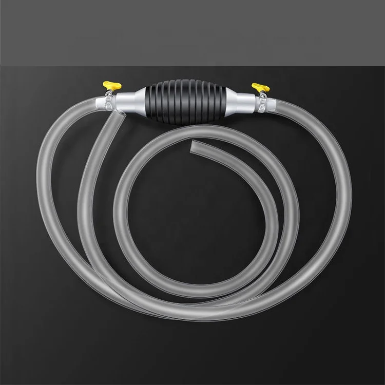 High Flow Siphon Hand Pump Portable Manual Car Fuel Transfer Pump for Gas Gasoline Petrol Diesel Oil Liquid Water
