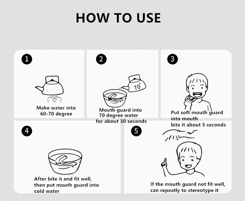 Разноцветная защита для зубов в виде корзины футбольного мяча боксерская рта с пользовательским