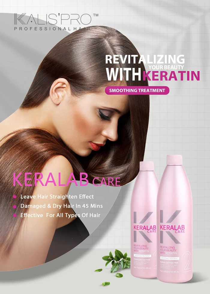 High Quality Permanent Formaldehyde Free Keratin Hair Treatment  Straightening Creams Korea