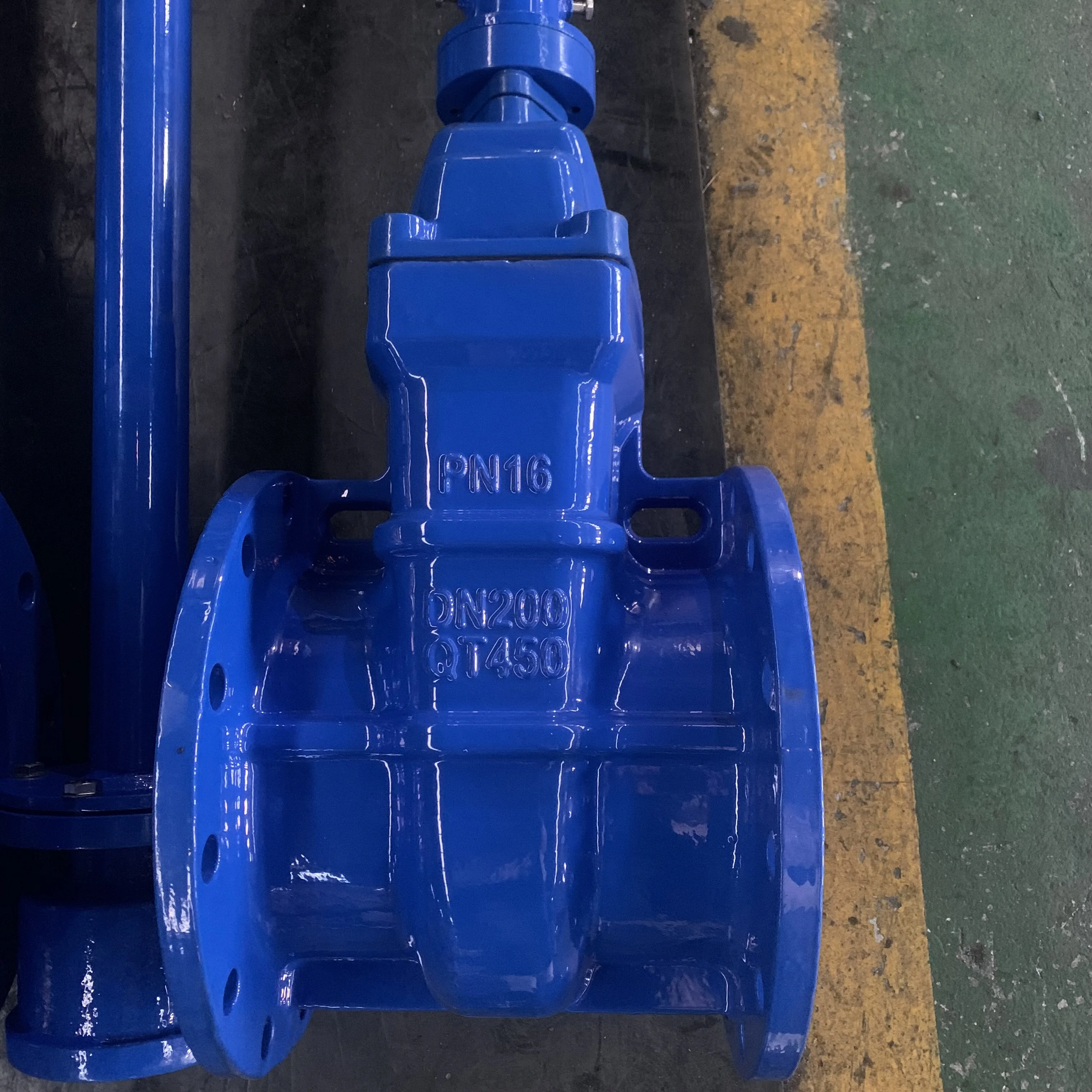 Extension Spindle Sluice Directly Buried Elastic Seat Sealing Gate Valve