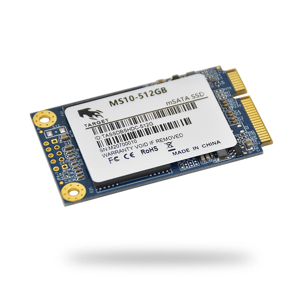 Target 512GB mSATA SSD for Laptop Mini Internal SATA Hard Drive with  Wireless Interface ROHS Certified Bulk Packed