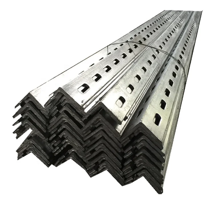 Perforated Slotted Angle Bar with Corner Plate and Bolts Nuts
