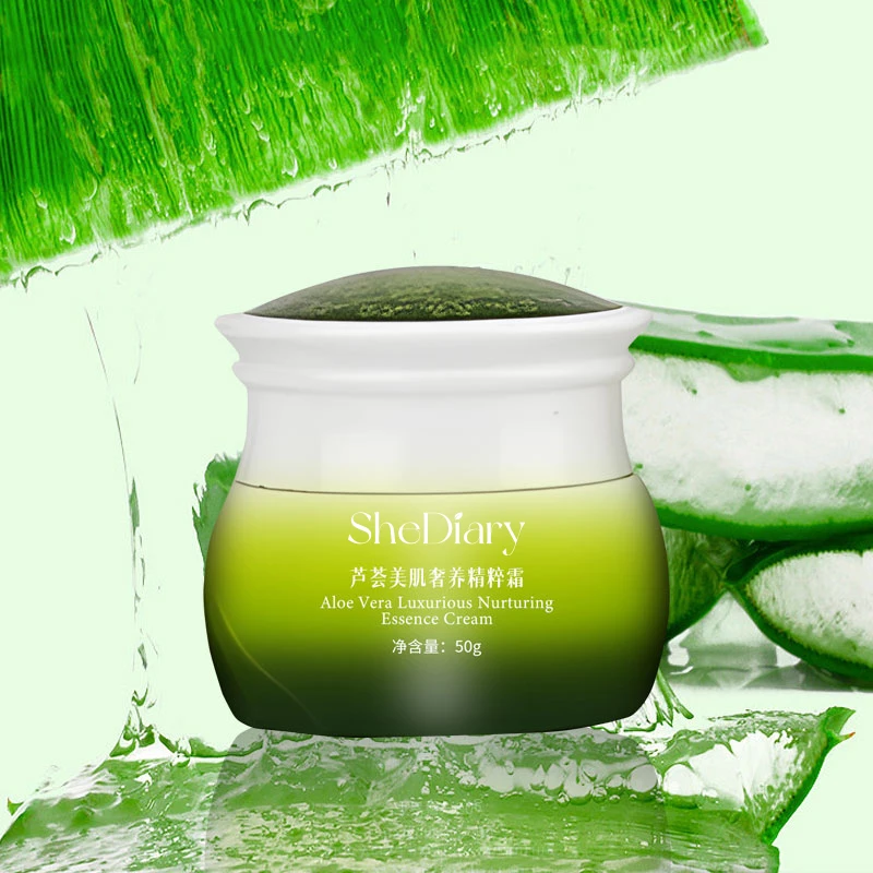 SheDiary Hydrating Moisturizing Nourishing Face Cream Acne Treatment Aloe Vera Skin Care Facial Cream