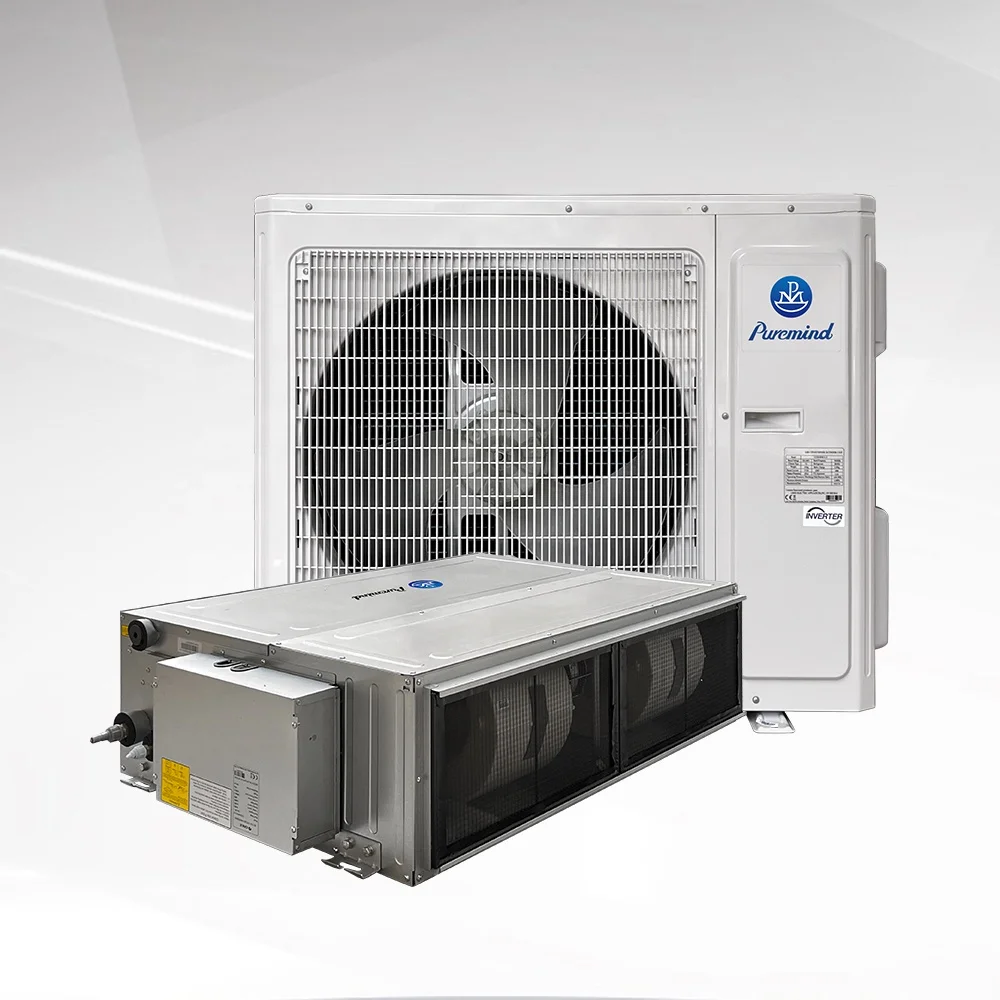 Gree Duct Air Conditioner Concealed Slim Cooling Heating Indoor Unit for Hotel Household Commercial FCU Unit