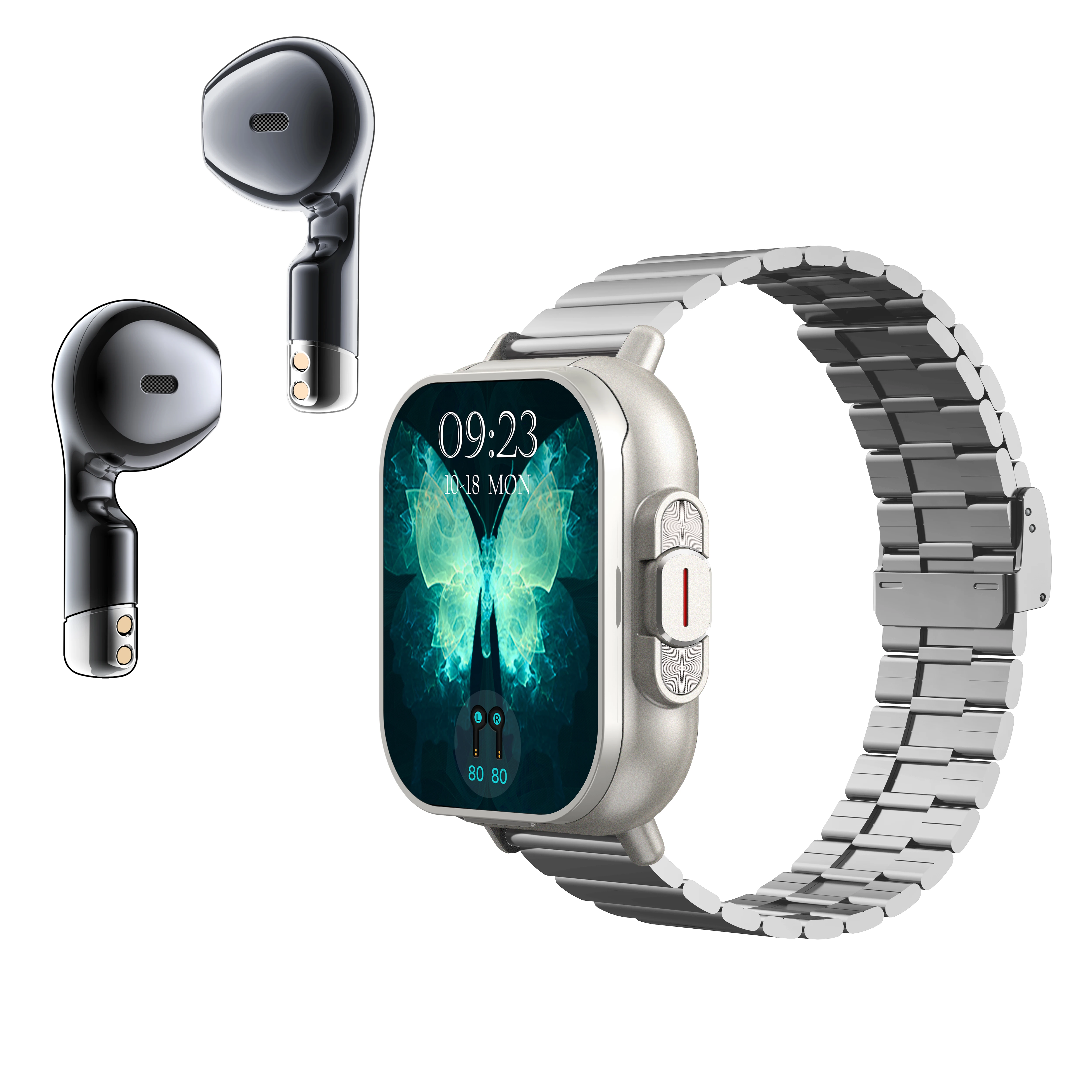 Factory Price D8 smart watch with earbuds Digital Sport Waterproof  Heart Rate Sleep Tracker Inteligente Android Bracelet