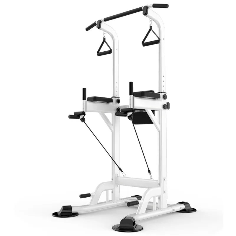Adjustable pull up bar, dip station, parallel bars