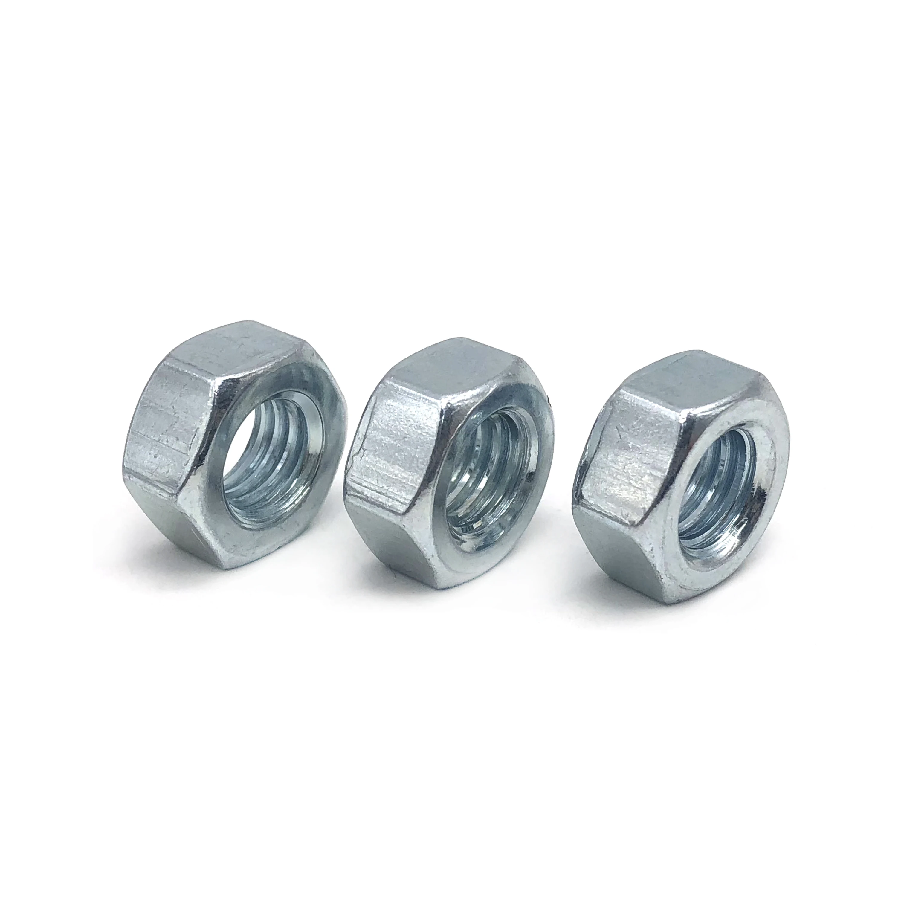 din934 galvanized hex nut Chinese manufacturers Exports 4.8 8.8 10.9 black oxide hex nuts