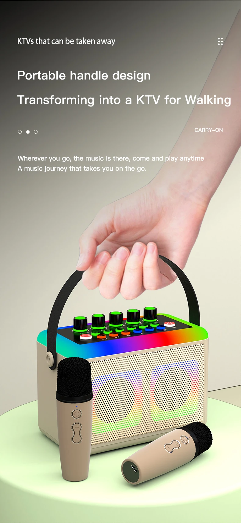 All-in-One Home Karaoke Set with Audio Mixer Sound Cards Home Broadcast Microphone for Live Shows