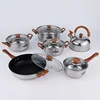silver non stick fry pan