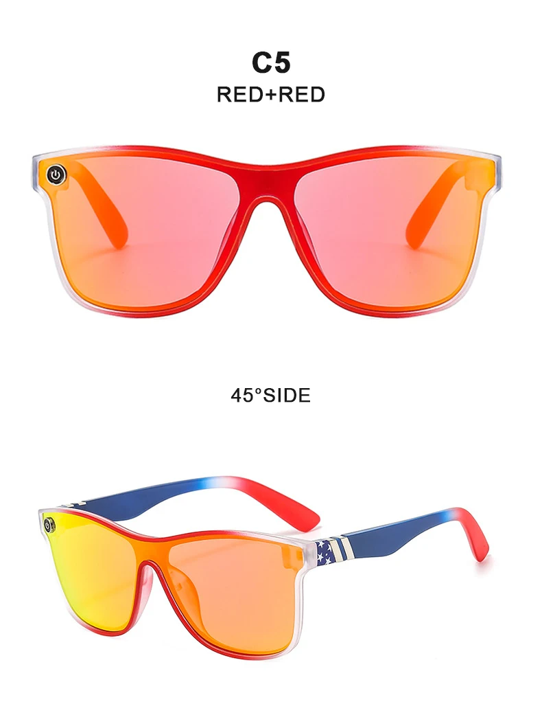 Mens Sunglasses Blender Sunglasses Fashion Amazon Hot Sale Colorful