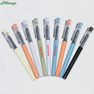 Wholesale Custom Logo Plastic Gel Pen 0.5mm Writing Width Promotional Pens