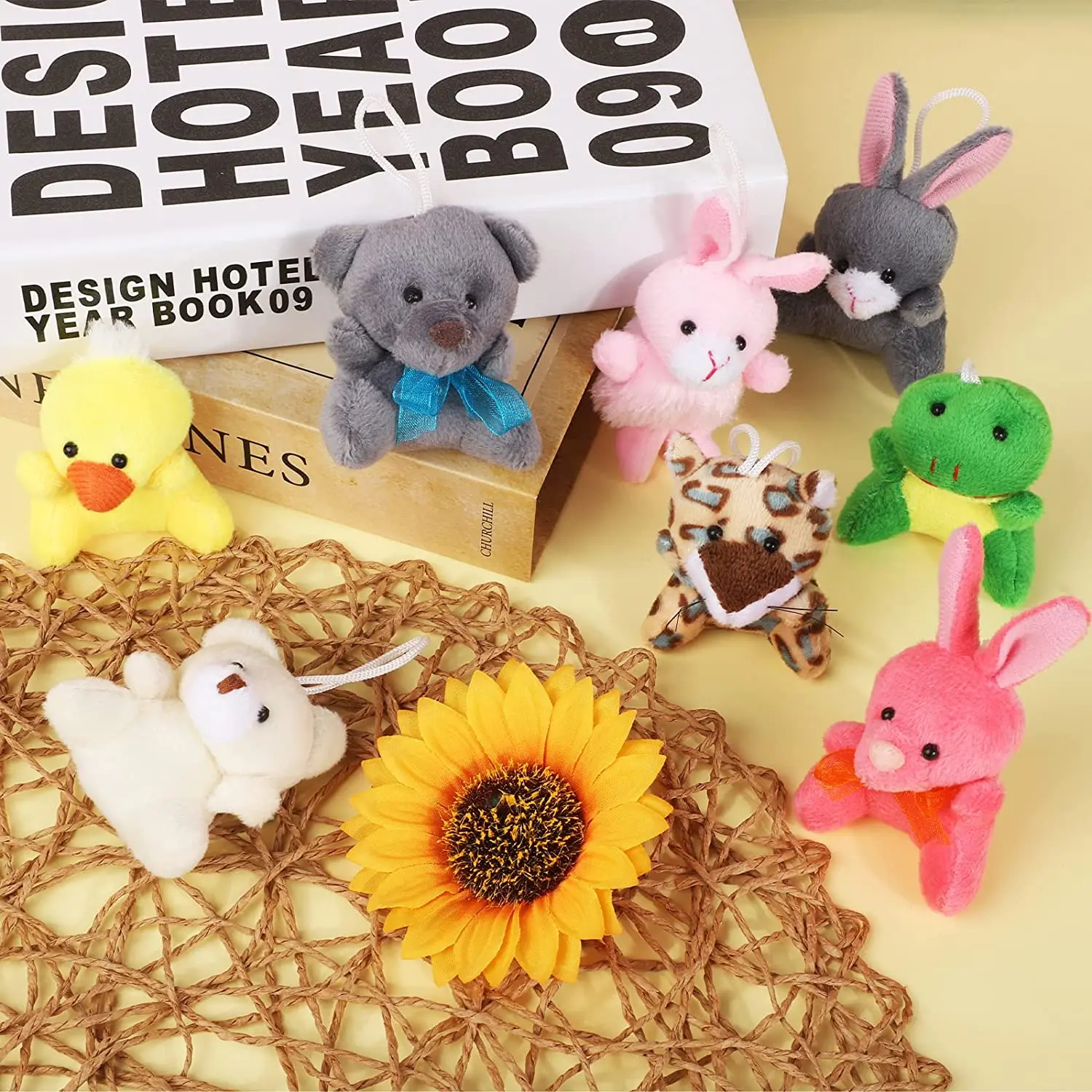 Plush Cute Mini Plush Animal Toy Set Custom Small Animals Plush