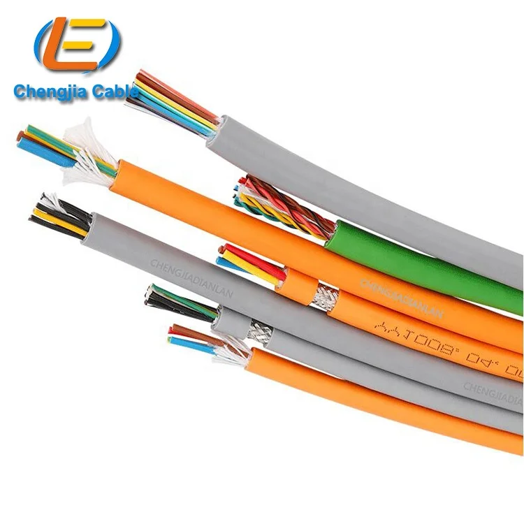 Cable de alimentación flexible de cadena de arrastre blindado YY507