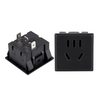 Factory Direct Sales 5Pin 250V Ac Power Socket 10 A Electrical Receptacles Types Power Socket