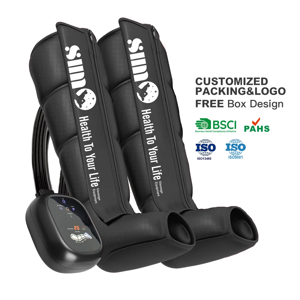 淋巴空气压缩振动热按摩靴高容量恢复泵小腿脚膝盖腿按摩靴| Alibaba.com