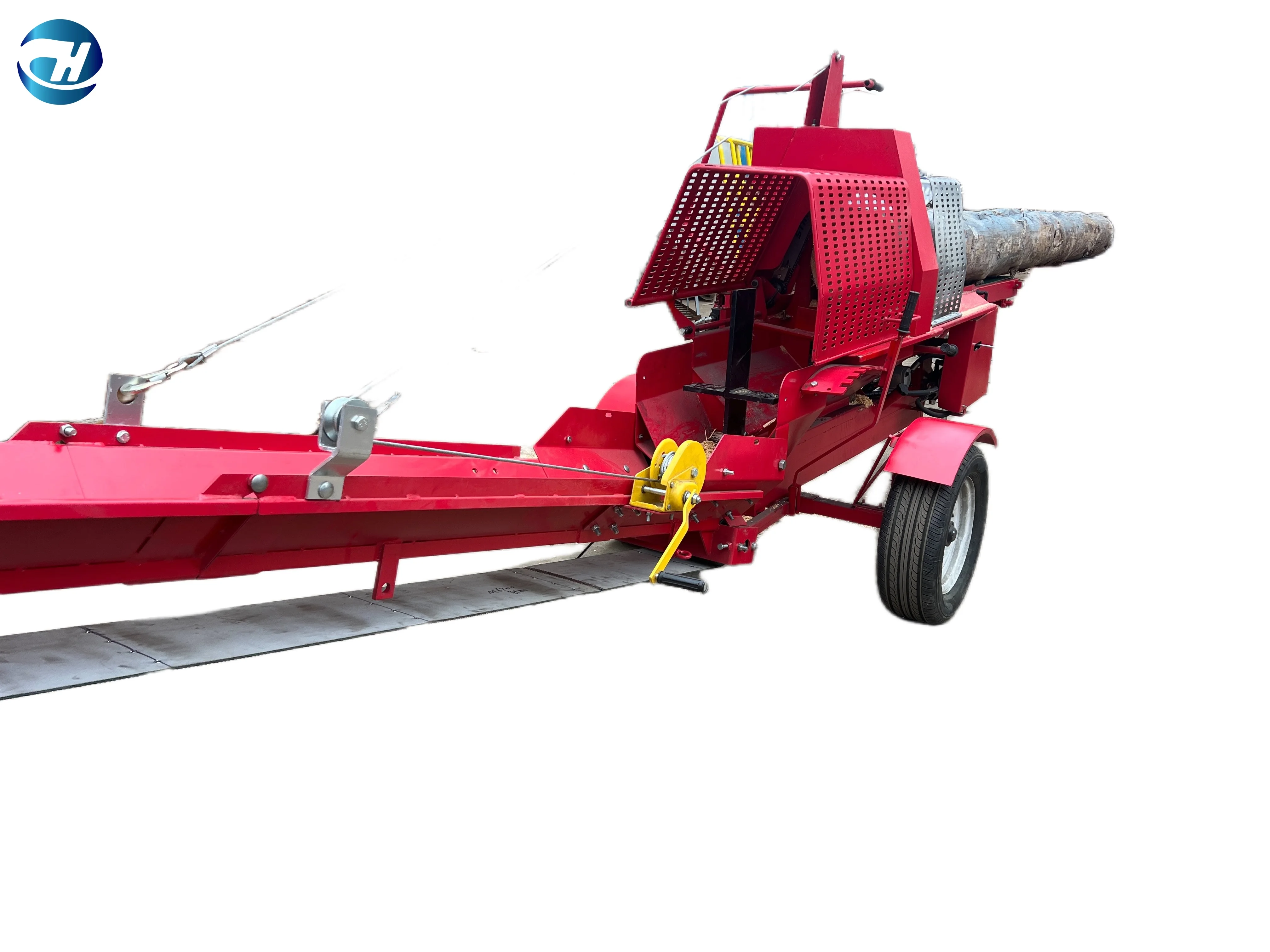 20t Firewood Processor With 24hp Gasoline Portable Firewood Processor ...