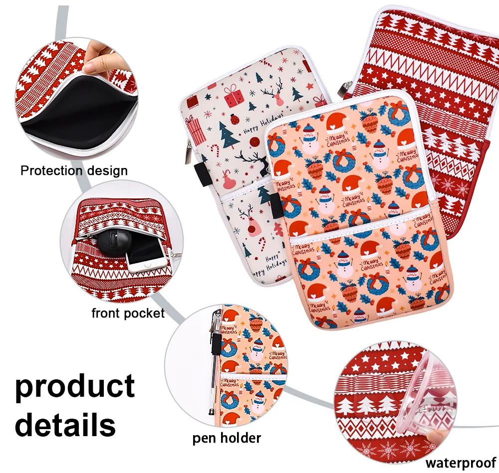 Factory Custom Logo 13 15.6 Inch Neoprene Laptop Sleeve-Business & Travel Style Waterproof Durable Protective Shockproof supplier