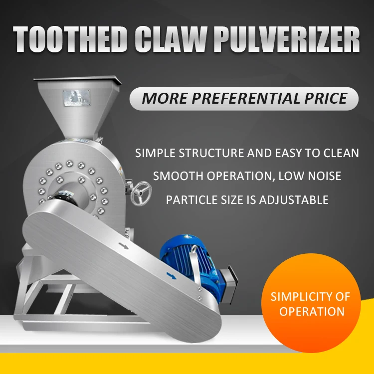 Stainless Steel Industrial Universal Icing Sugar Pulverizer Fine Powder