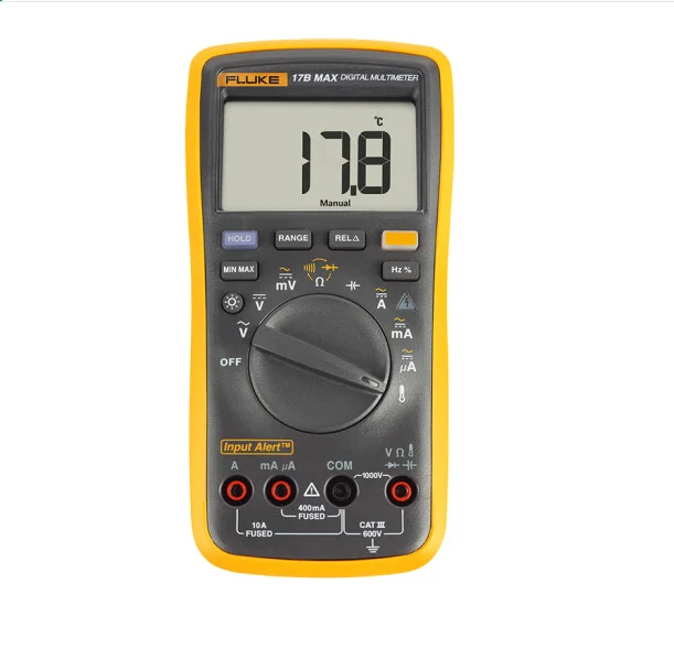 Fluke 17B MAX Digital Multimeter with Voltage Capacitance Measurement