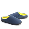 Azul con amarillo