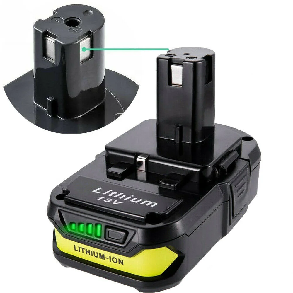 Factory P102 for ryobi 18V 2500mAh 2.5Ah 2500mAh Power tool batteries cordless drill bateria