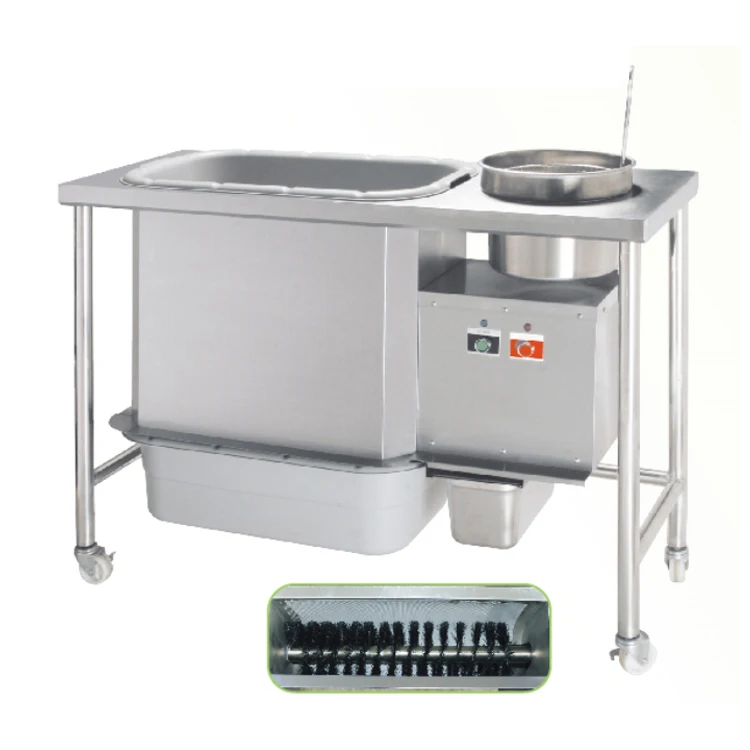 Automatic Chicken Batter Breading Machine Electric Breading Table Station for Fried Chicken