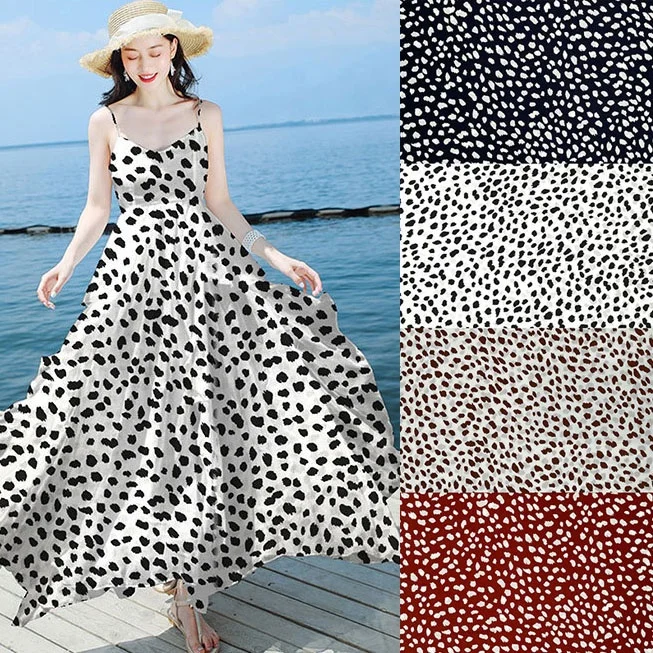 Оптовая продажа, тканая вискозная цифровая вуаль с принтом, 100% вискоза, ткань с принтом для платья