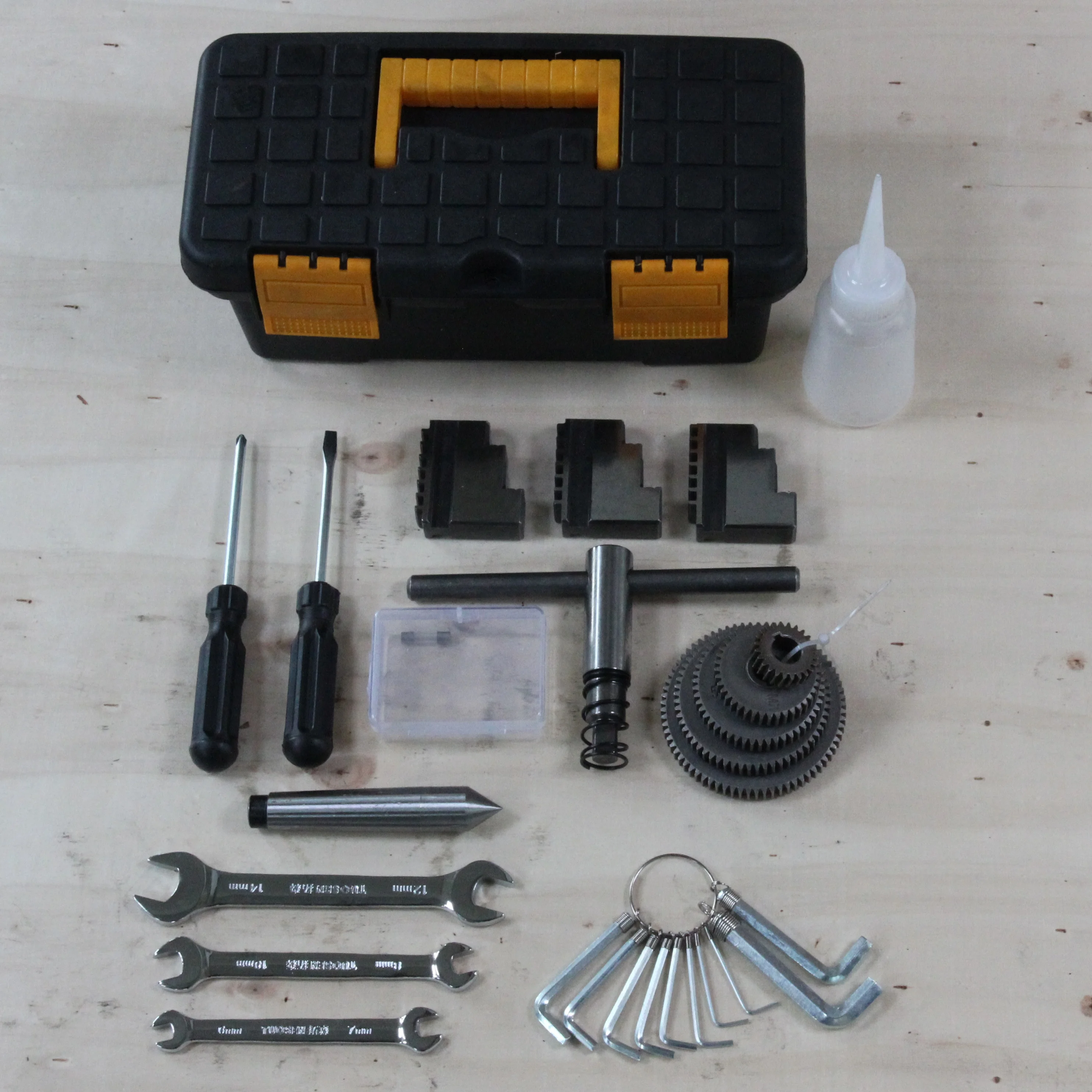 WM210V Manual Mini Metal Lathe with Feed Box