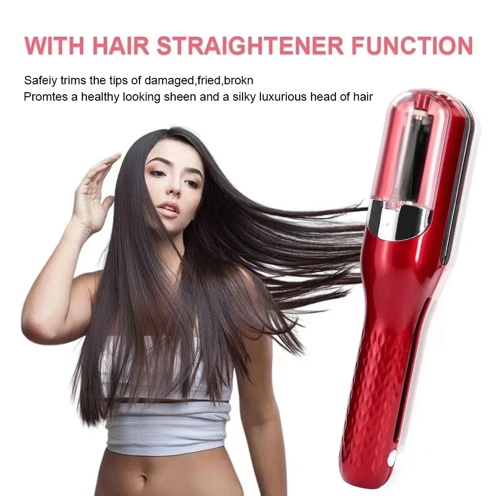 Usb Charging Cordless Hair Ended Cutter Pro Cutting Machine Hair Trimmer  Split Ends for Women