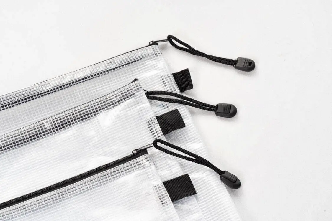 Высококачественная прочная Индивидуальная сумка A4 на молнии ПВХ для документов