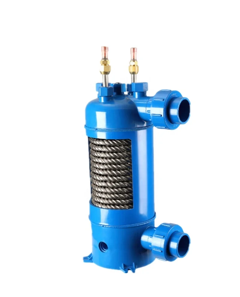 Titanium Heat Exchanger for Swimming Pool Heat Pump With PVC Shell