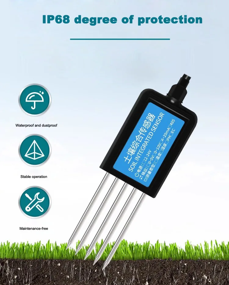 Soil Moisture Detection Sensor,Temperature,Humidity,Nitrogen,Phosphorus ...