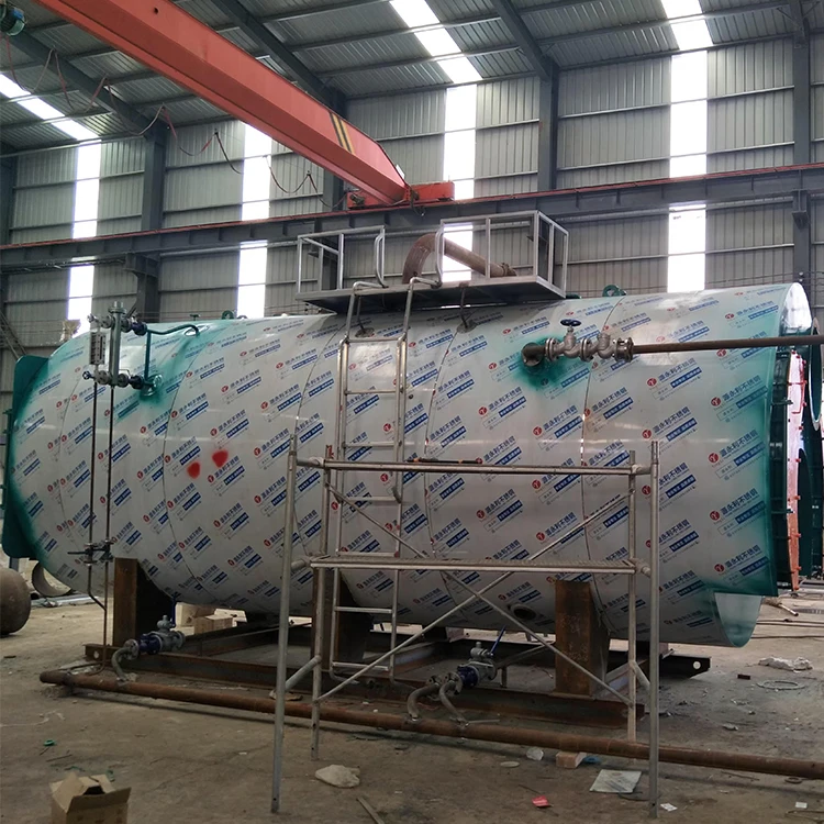 Direct Industrial Use 1ton Steam Boiler Fire Tube Structure Made China Condenser Heavy Fuel Oil Automatic Boilers Hydrogen Gas