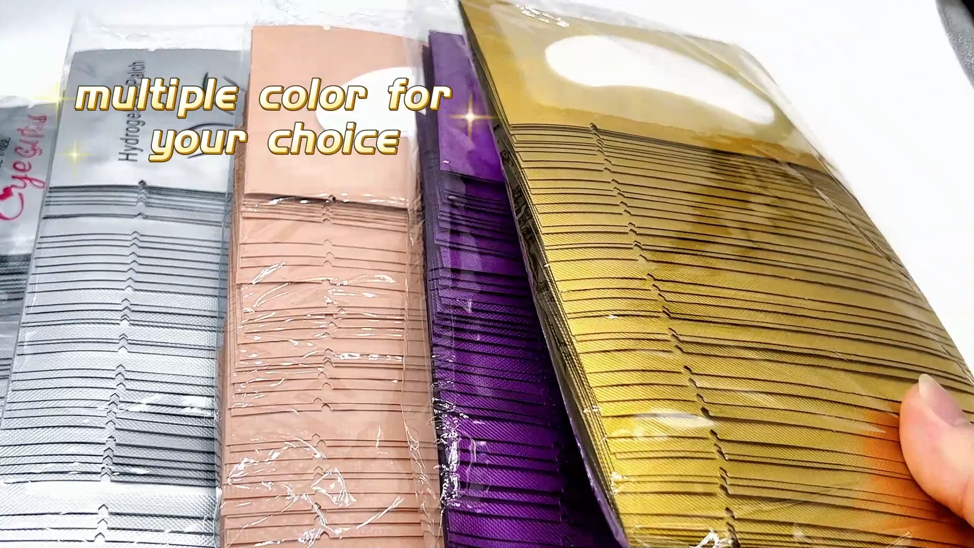 Wholesale 50pcs Hydrogel Gel Pads Eye Patches For Eyelash Extensions