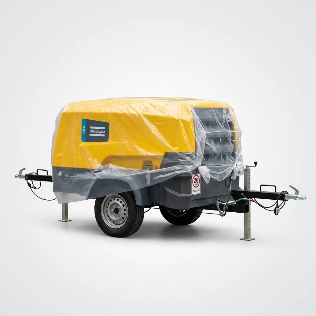 Atlas XAS88 Portable Diesel/Gas Screw Compressor 7bar 10.3bar