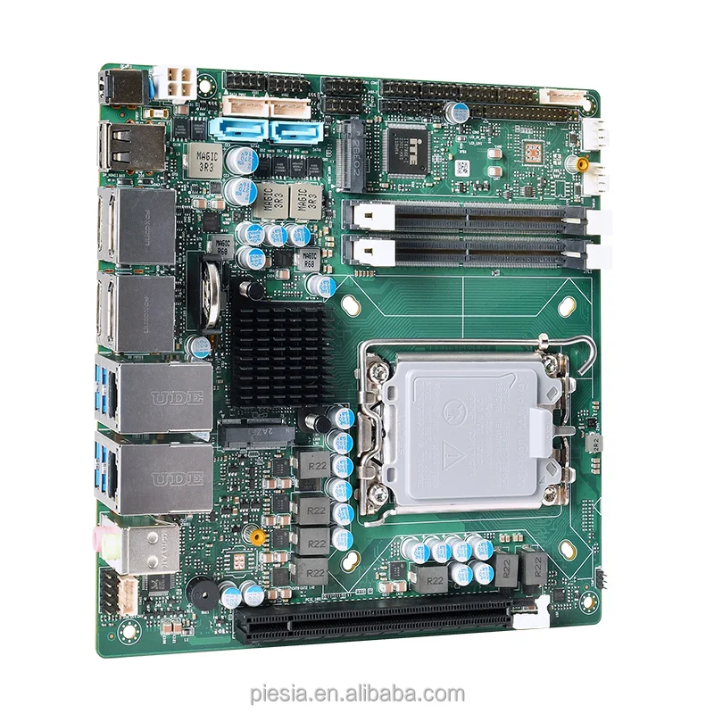 Itx Mainboard 12th Intel Lga1700 Alder Lakes Tdp 65w Ddr5 64gb Lvds Mini Itx Motherboard Pcie