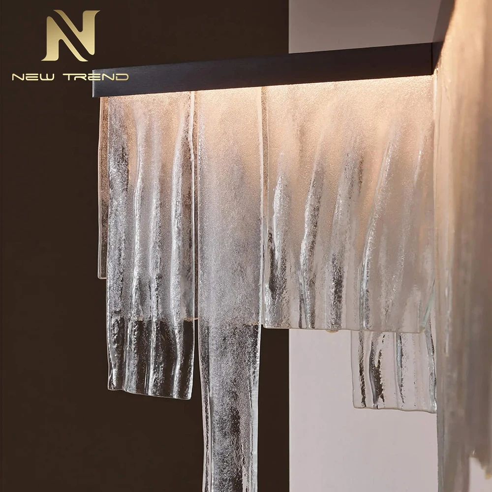 CPL-469 Contemporary Hand-Blown Glass Chandelier Custom Artisan LED Suspension Lamp for Luxury Living Room