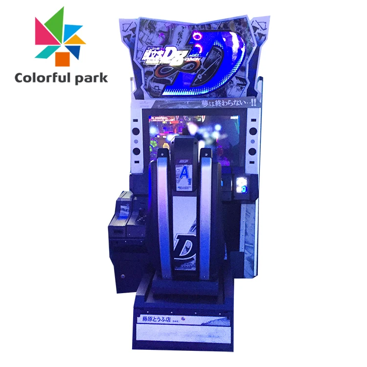 Initial D8 Simulator Driving Arcade Game Machine Smart Card Reader Coin Operated Car Racing Game Machine