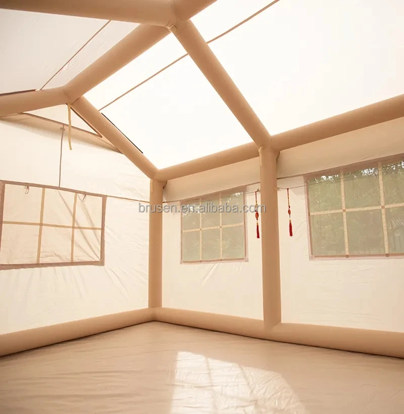 Air Pole Glamping Inflatable House Tent Party Inflatable Hiking Tent