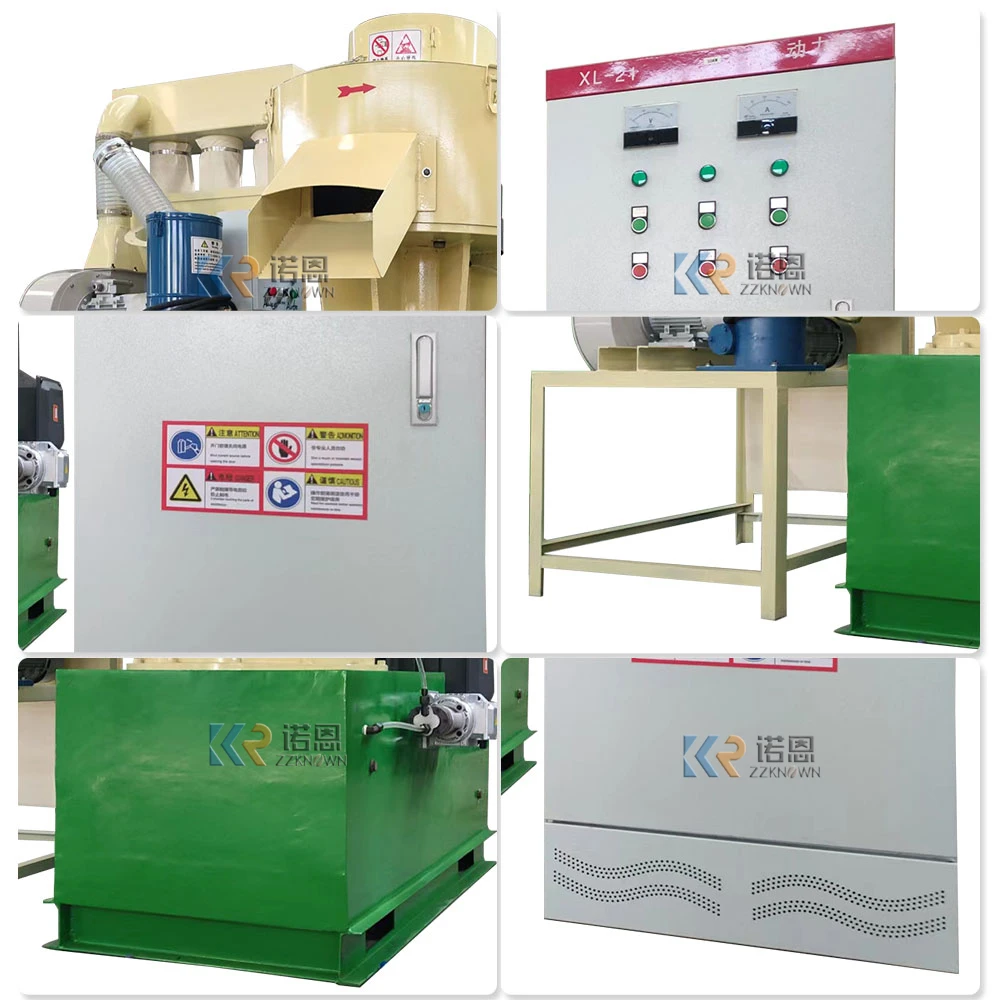 Oem 300kg/h Diesel Wood Pellet Mill 32hp Sawdust Presser Fuel Biomass