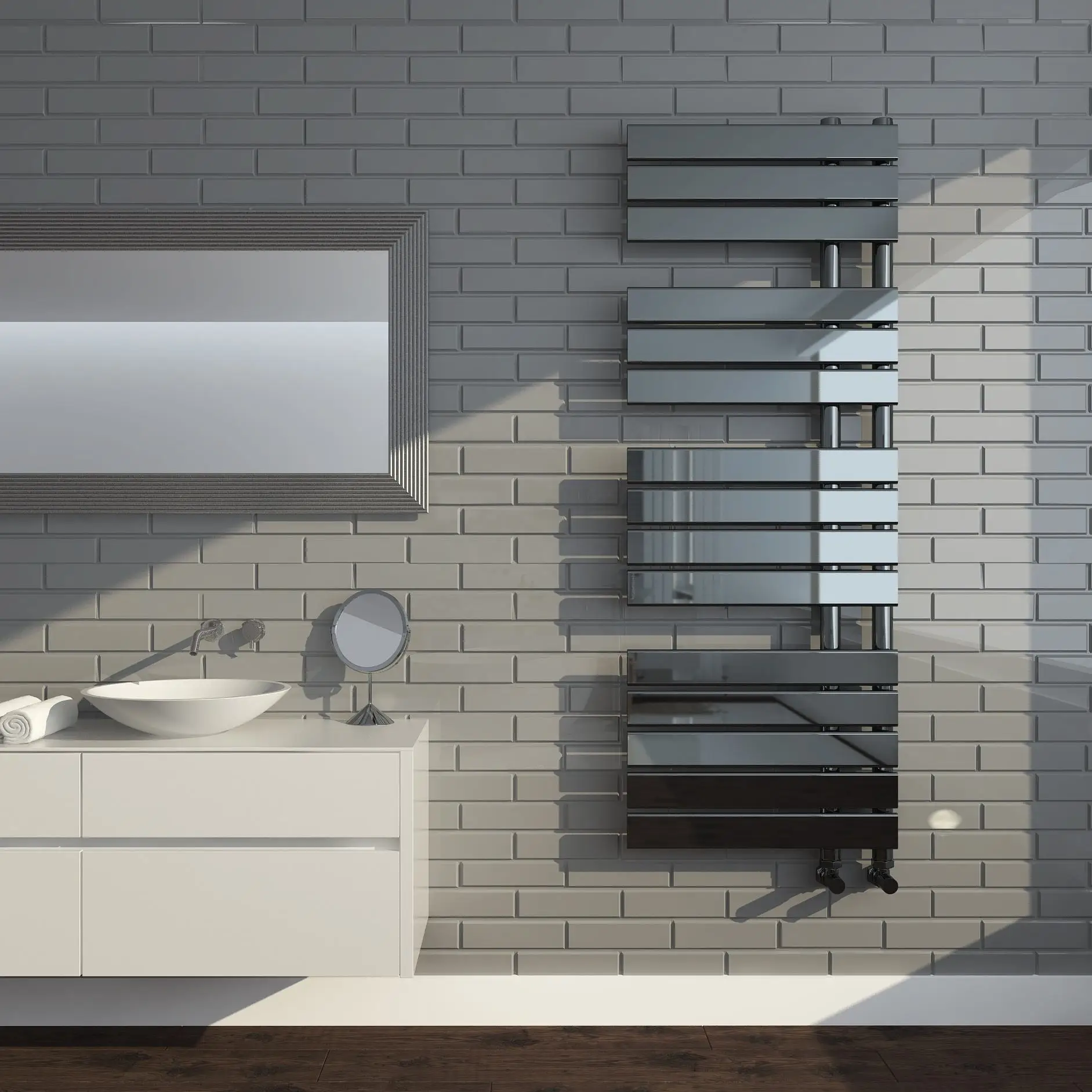 High Efficiency Heated Radiator Tubular Shelf Electric Vertical Radiators