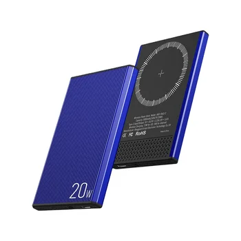 High Quality 8.9mm Ultra Slim Bank Fast Charging Magnetic Wireless Technology 5000mAh Battery Pack for iPhone Certified CE 20W