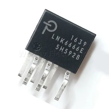 Integrated Circuits PMIC AC/DC Converter 650V 88W Switching frequency 120kHz ~ 136kHz DIP ESIP-7C LNK6666E Off-line switch