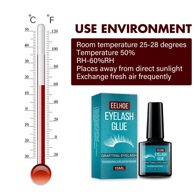 Eyelash Extensions Adhesive Glue 15 ml Eyelash Glue Fast Dry Long Lasting Waterproof Eyelash Extension Glue