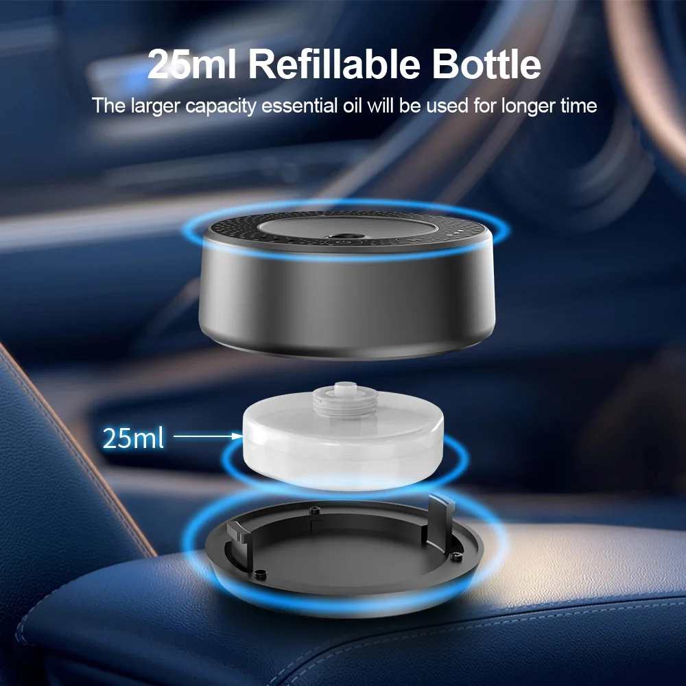 Wireless Portable Aromatherapy Machine Decorative Essential Oil Diffusers Smart Car Air Freshener Diffuser